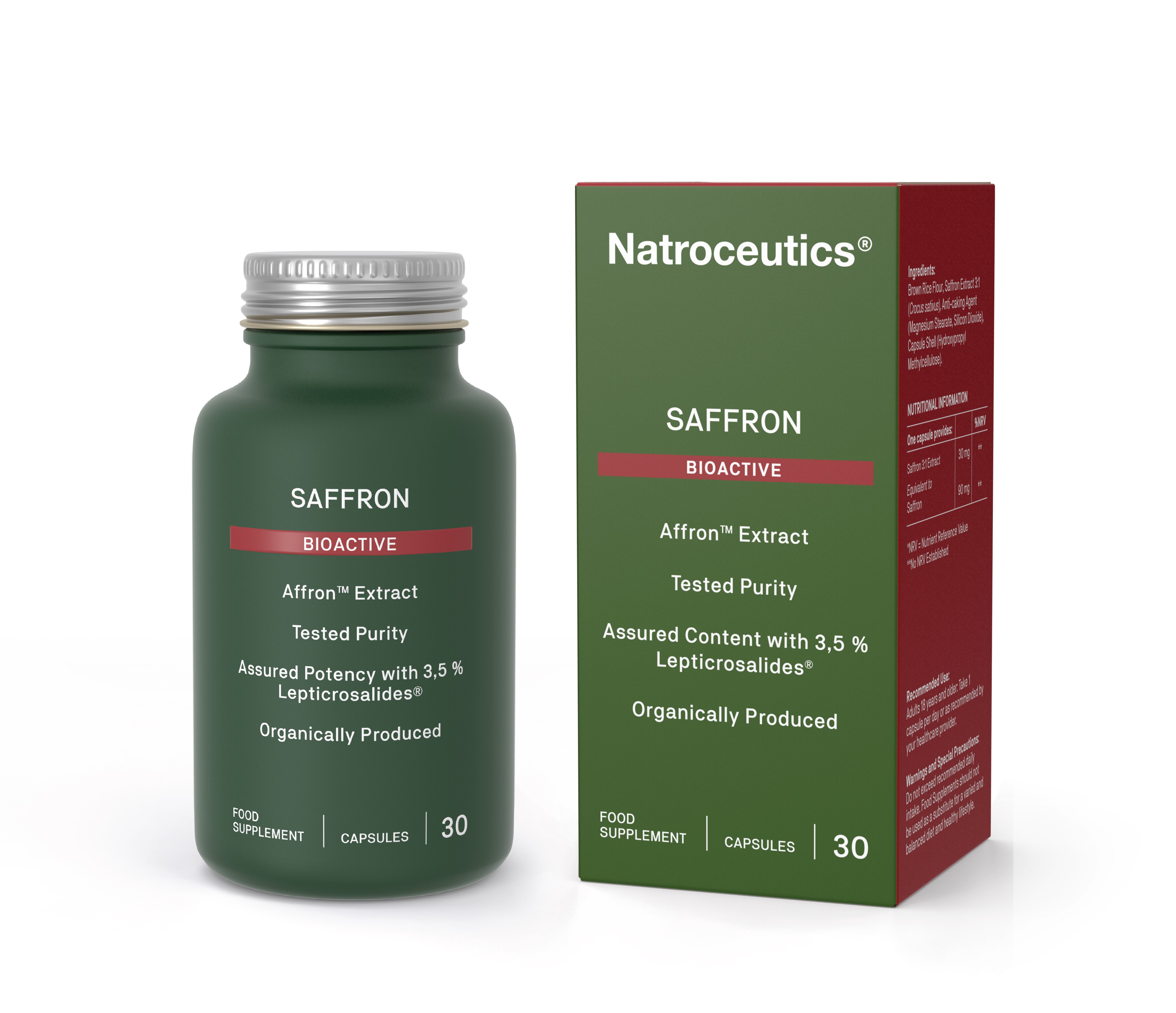 Natroceutics Saffron Bioactive 30 Capsules 